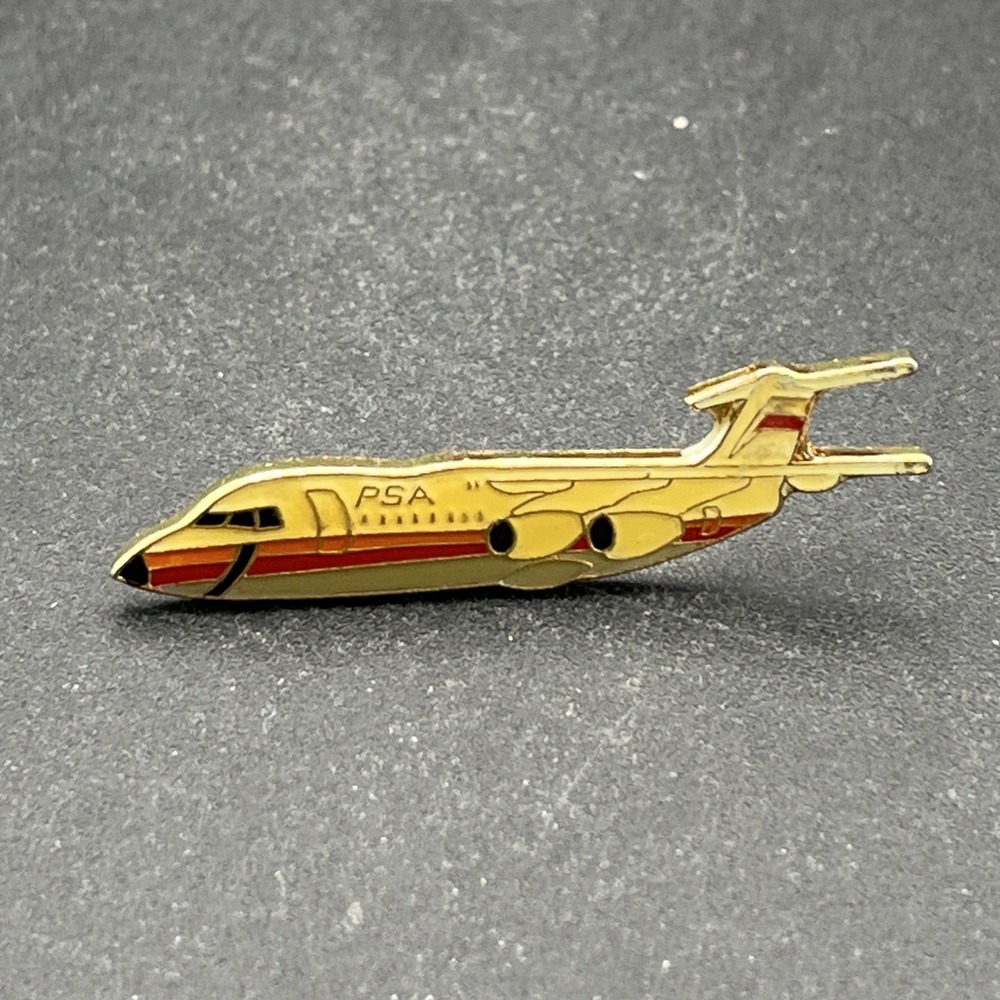 PSA Airlines Airplane Lapel Hat Pin